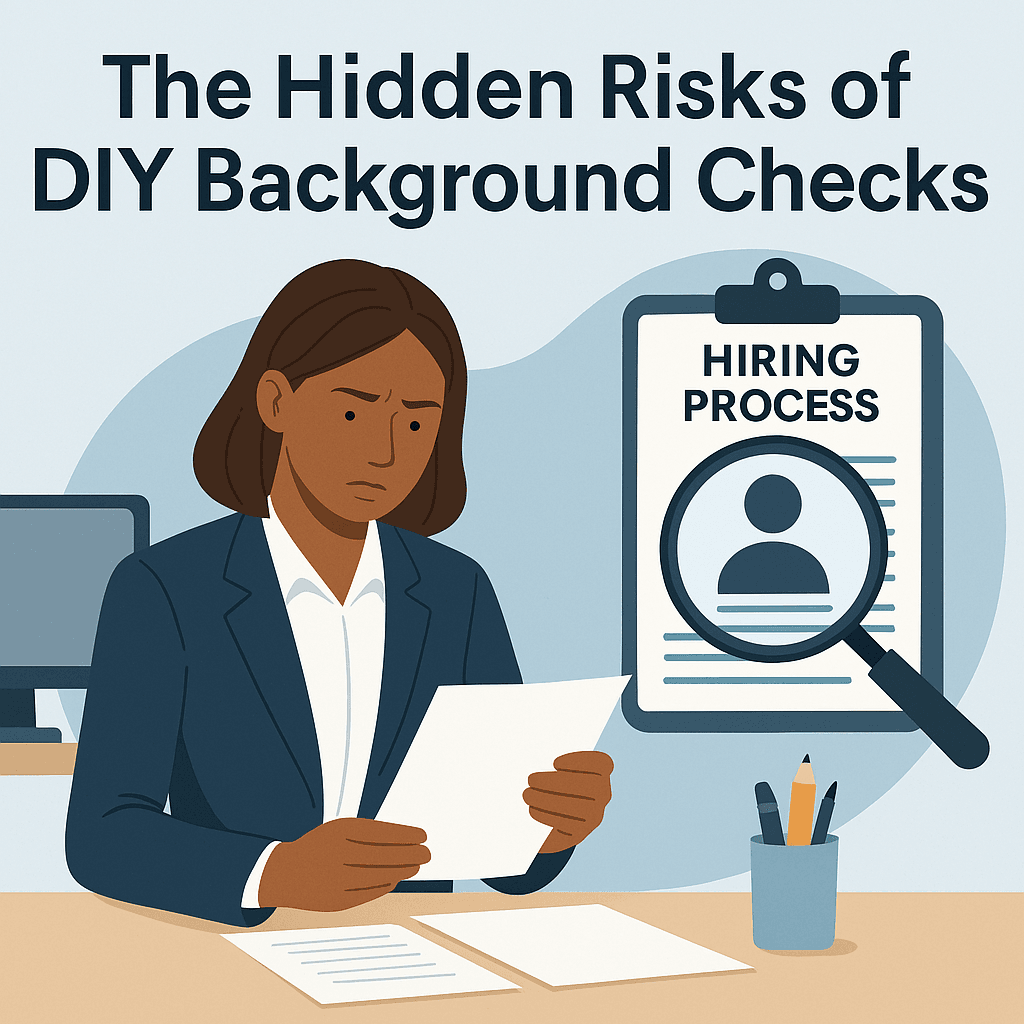 Personal Background Check - DIY risks illustration
